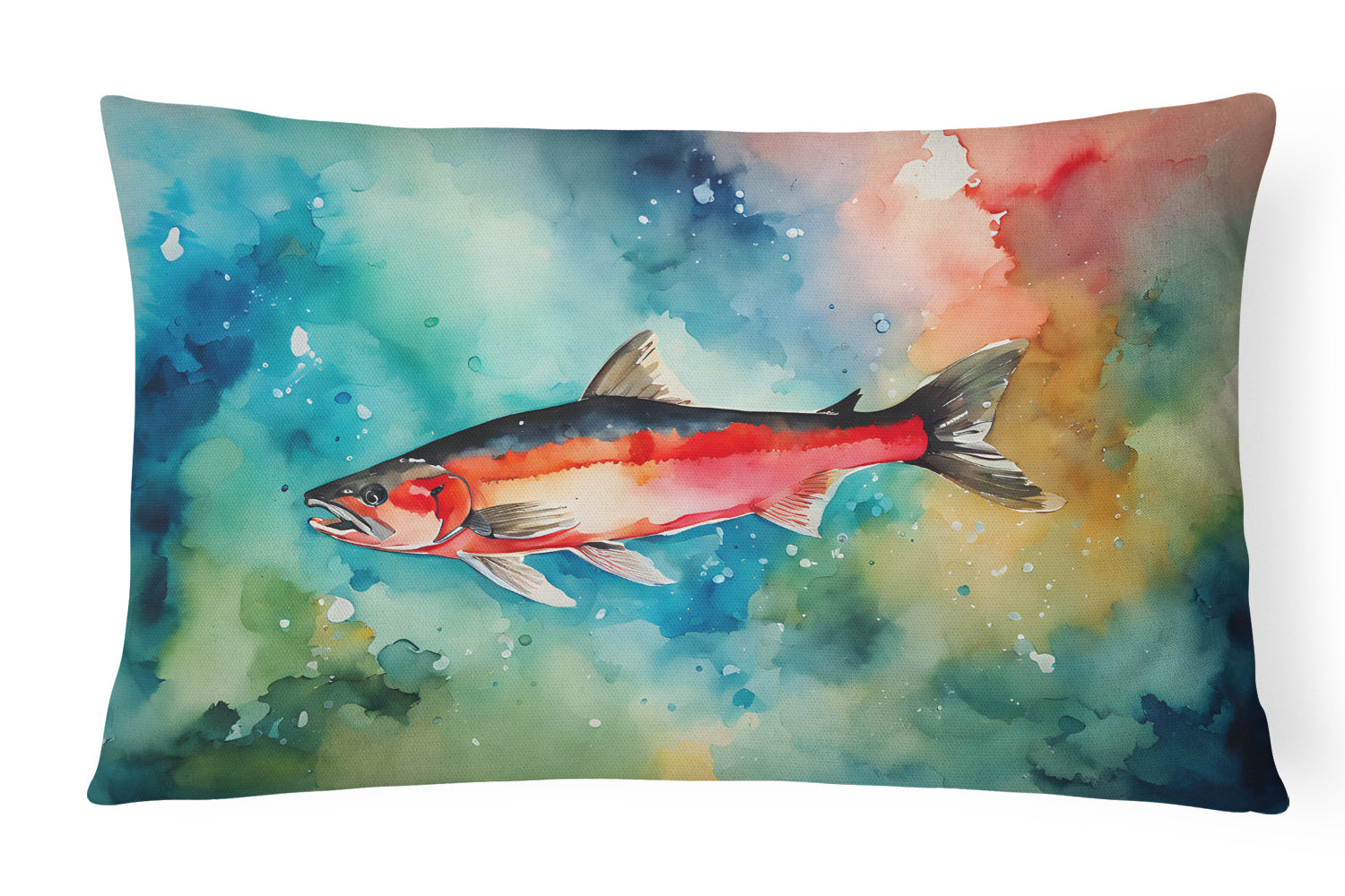 Buy this Salmon Throw Pillow
