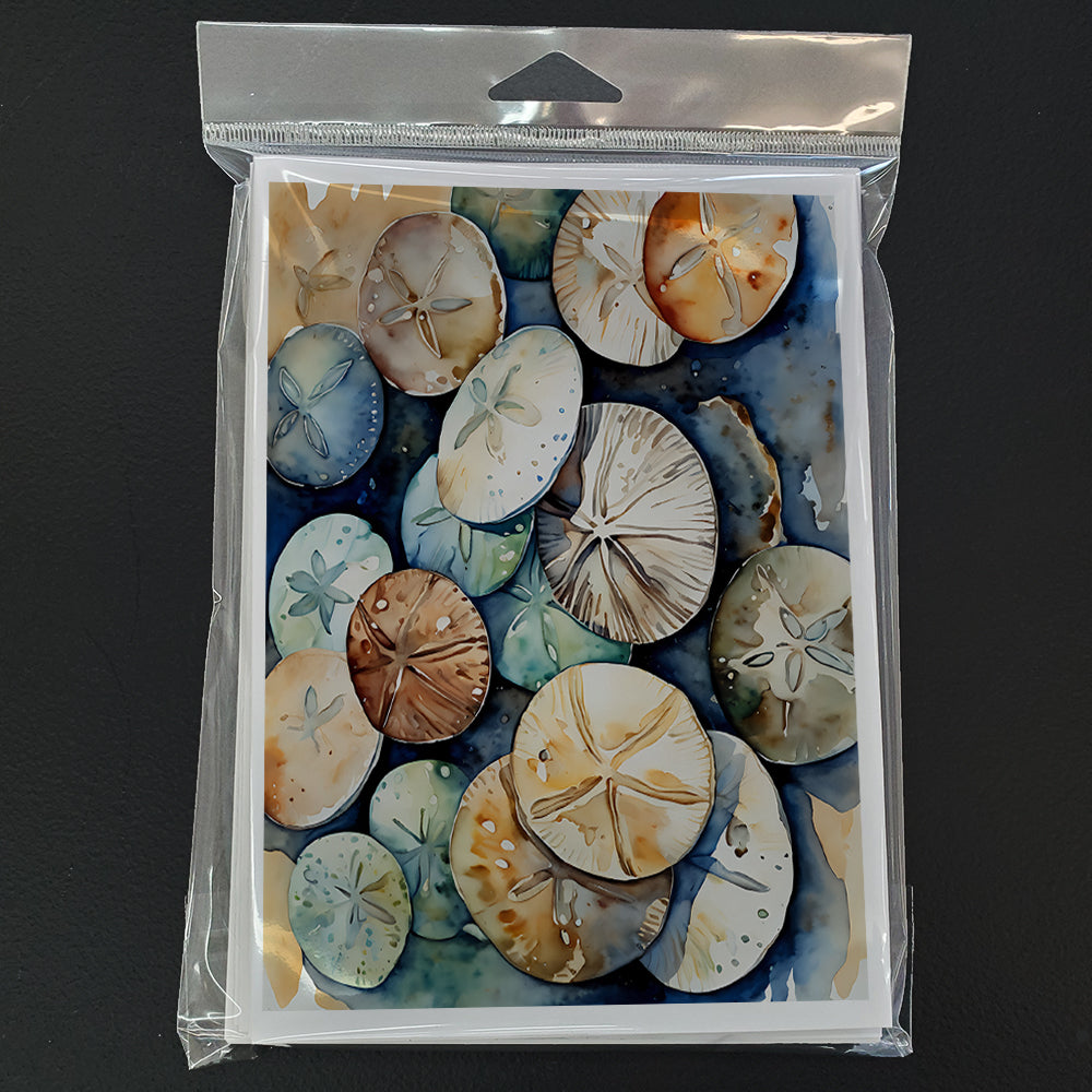 Sand Dollars Greeting Cards Pack of 8