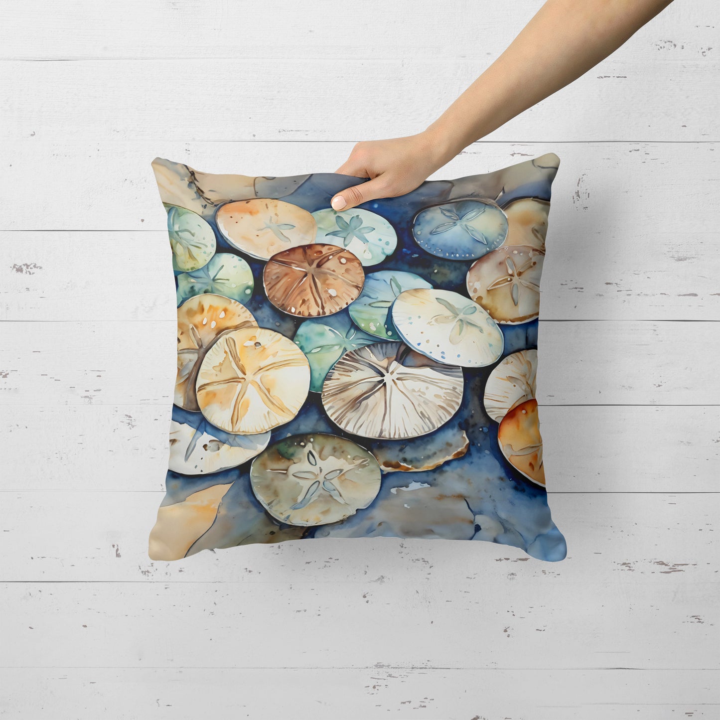 Sand Dollars Throw Pillow