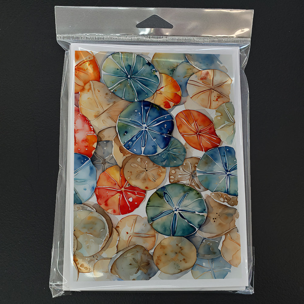 Sand Dollars Greeting Cards Pack of 8