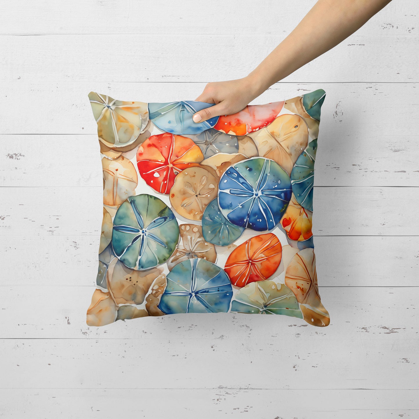 Sand Dollars Throw Pillow