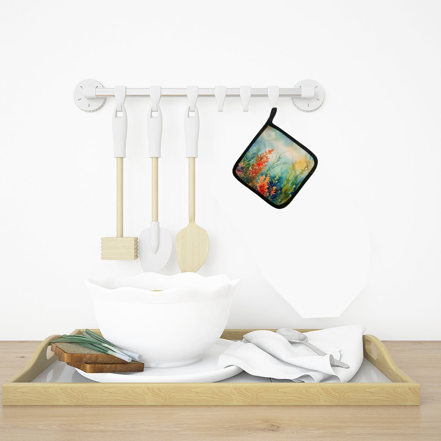 Seaweed Pair of Pot Holders