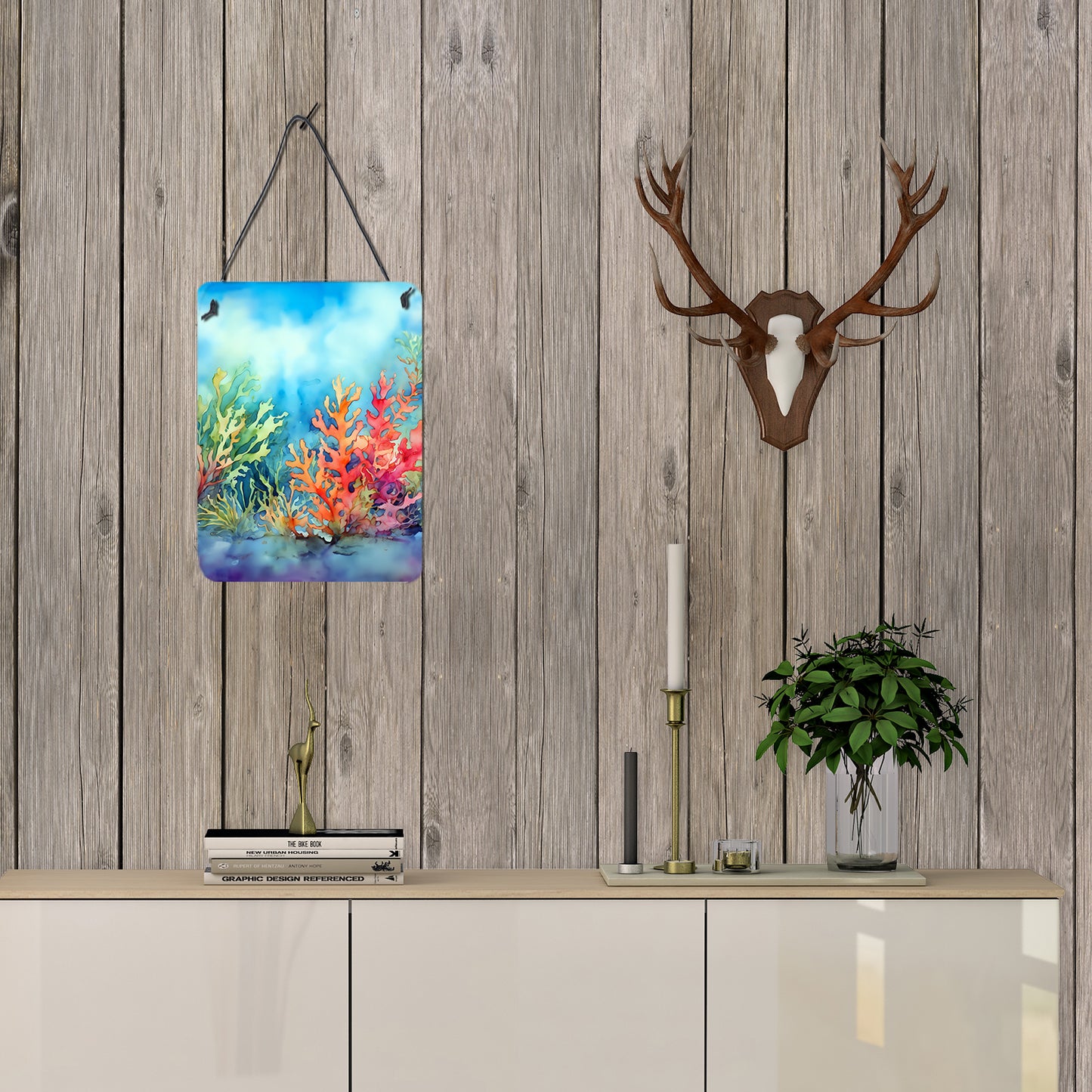 Seaweed Wall or Door Hanging Prints