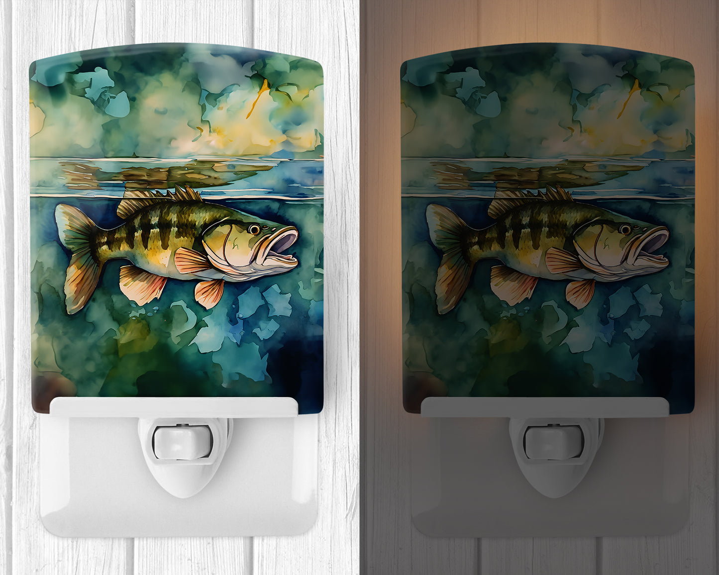 Smallmouth Bass Ceramic Night Light