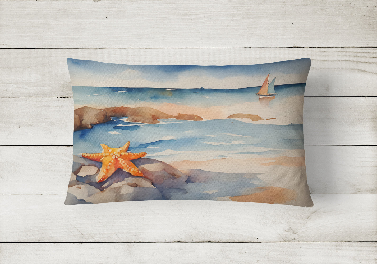 Starfish Throw Pillow