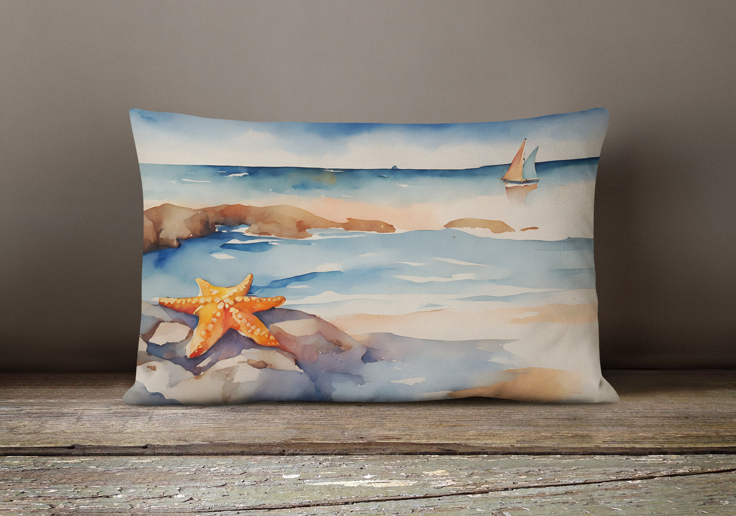 Starfish Throw Pillow