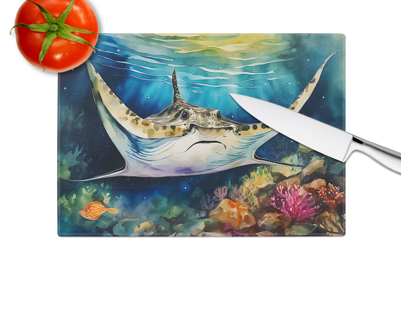 Sting Ray Glass Cutting Board