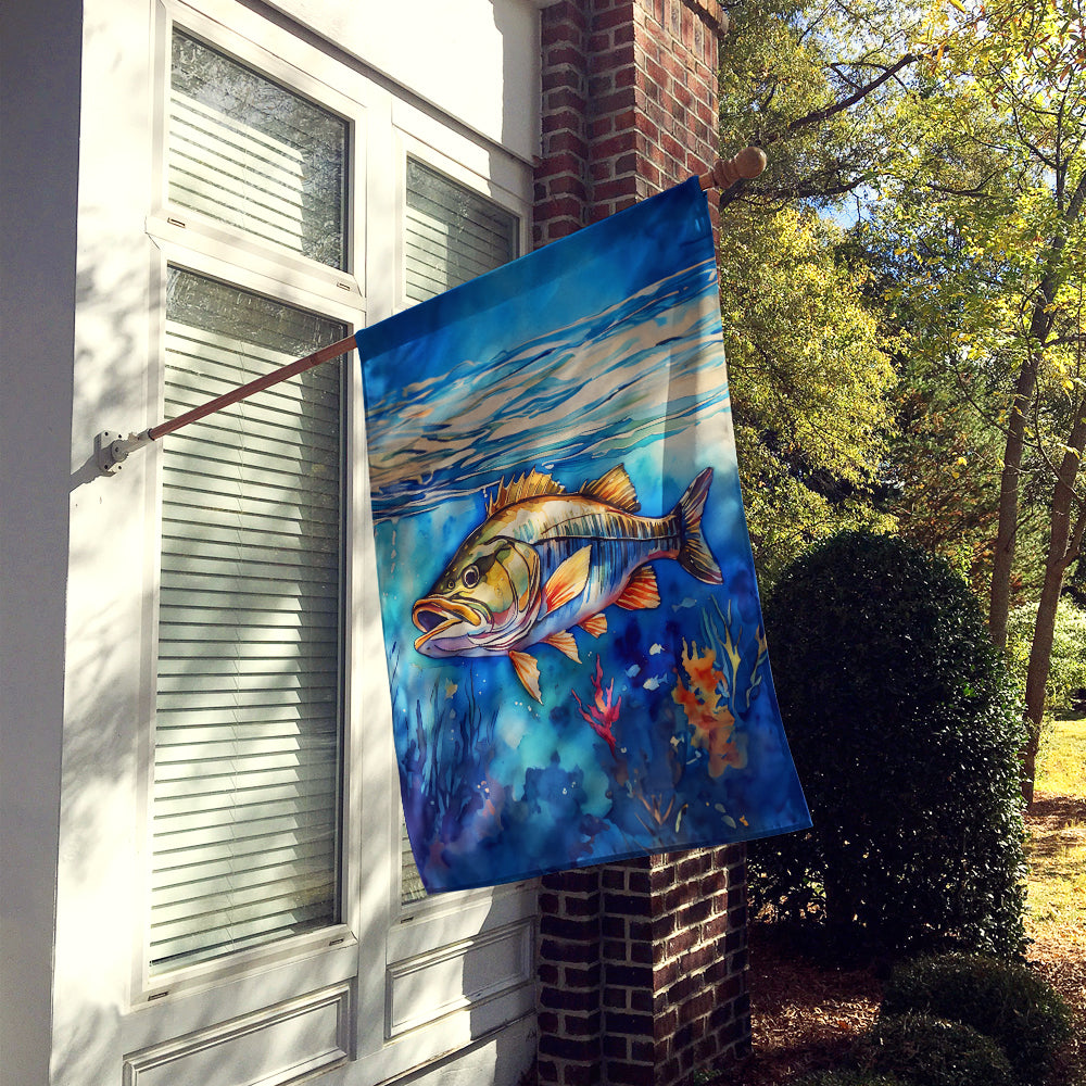 Striped Bass House Flag