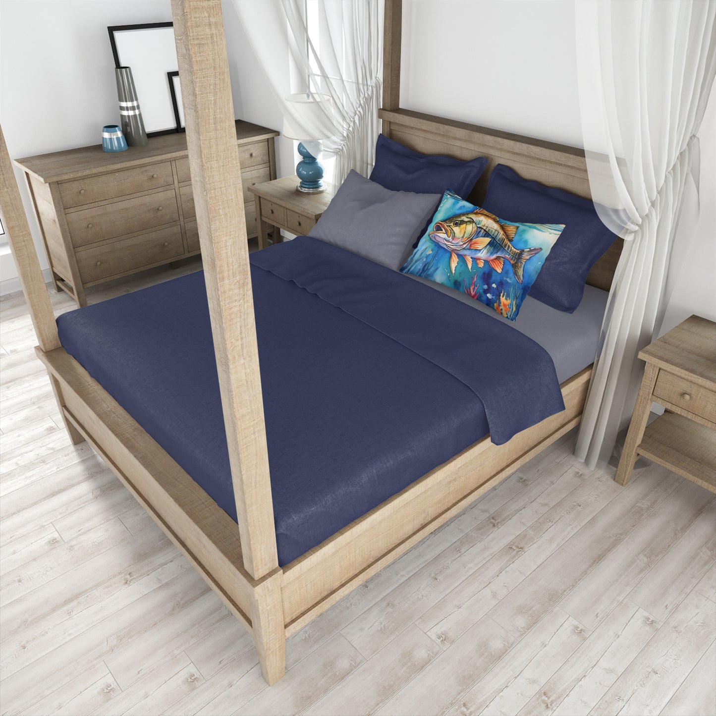 Striped Bass Standard Pillowcase