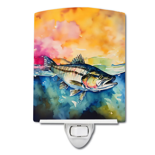 Buy this Striped Bass Ceramic Night Light