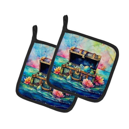 Buy this Treasure Chest Pair of Pot Holders