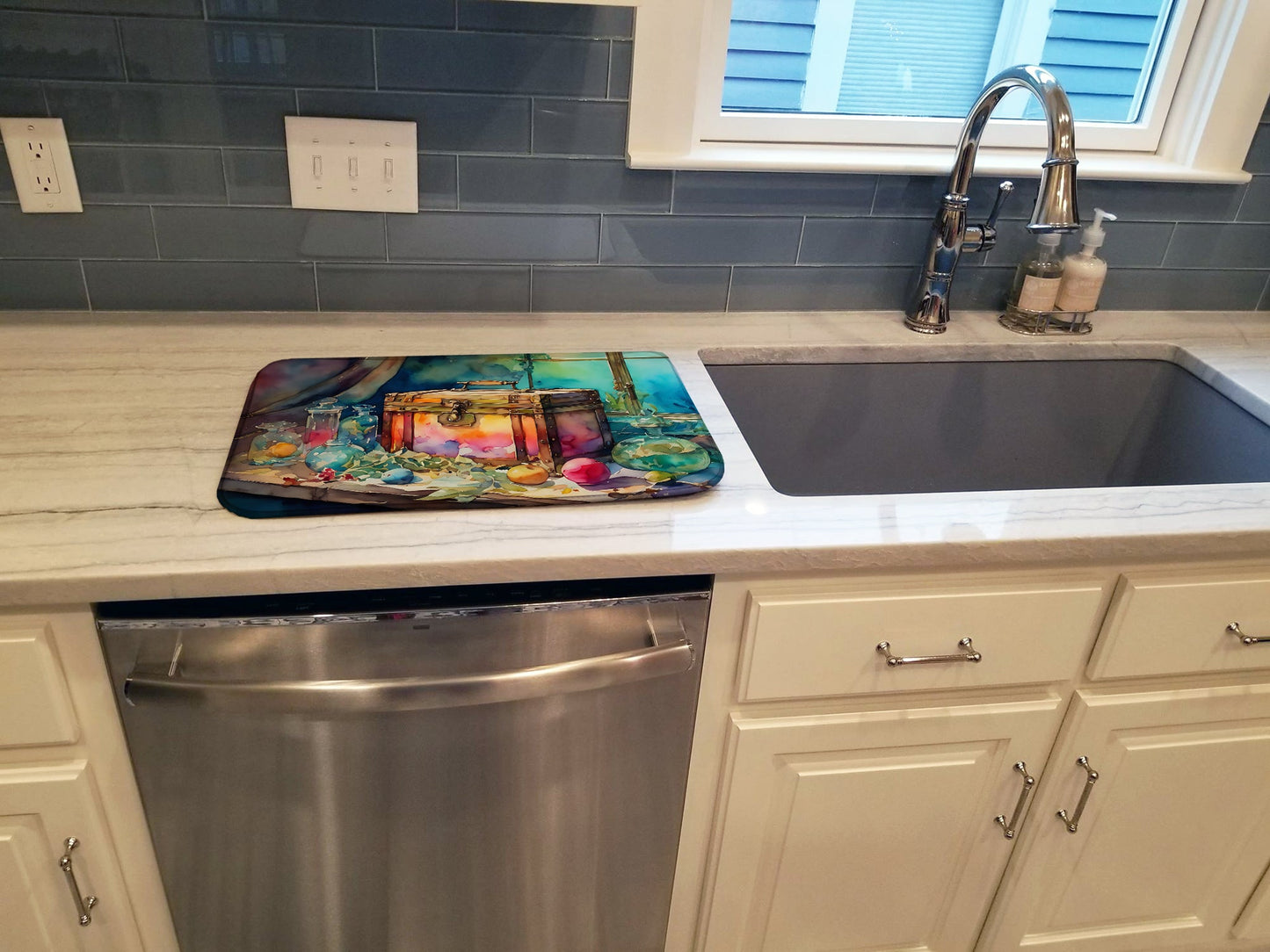 Treasure Chest Dish Drying Mat