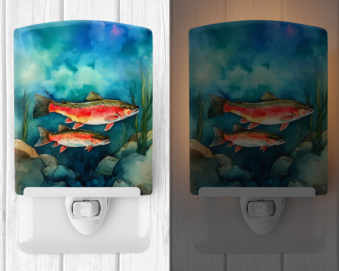 Trout Ceramic Night Light