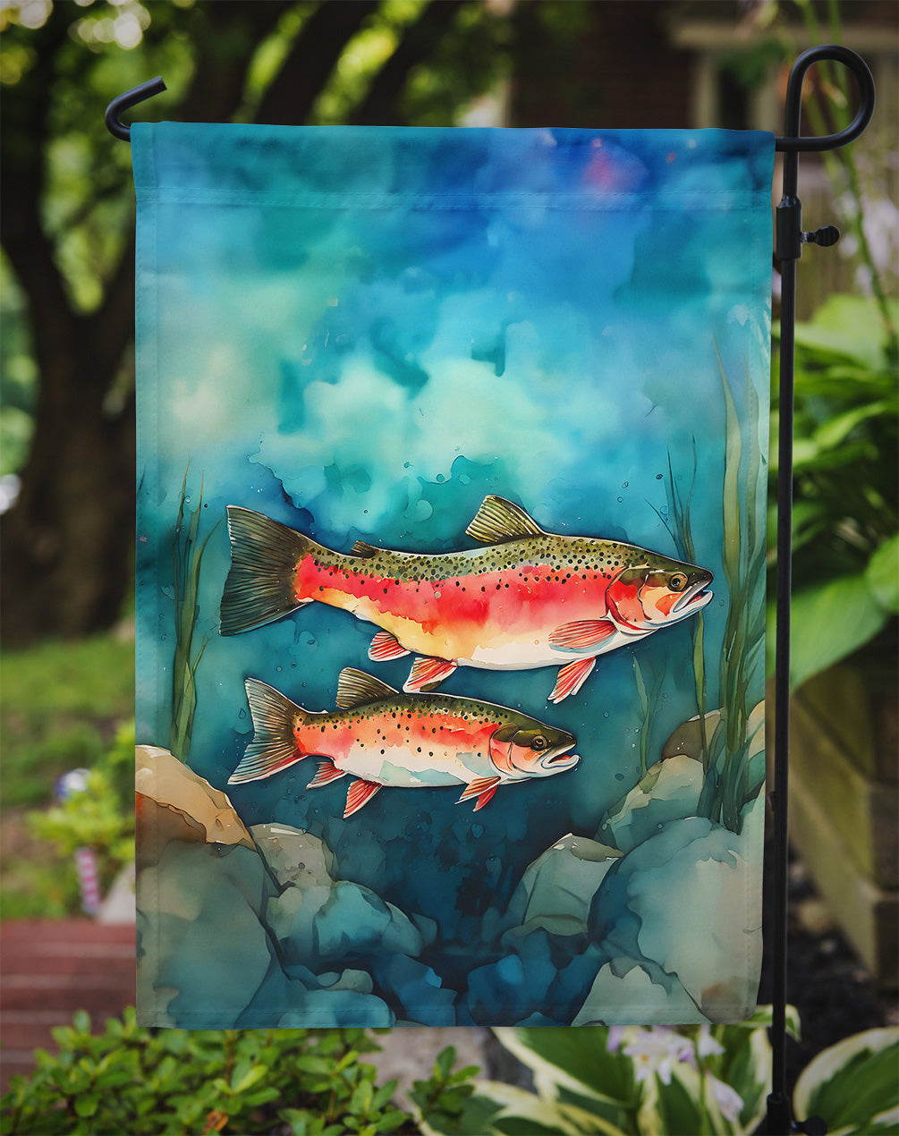 Trout Garden Flag