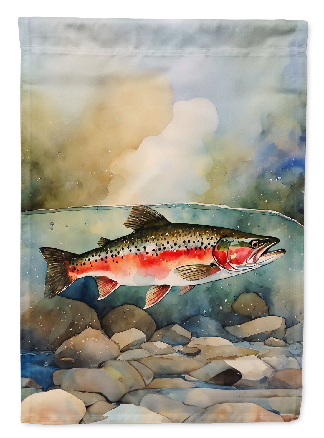 Buy this Trout Garden Flag