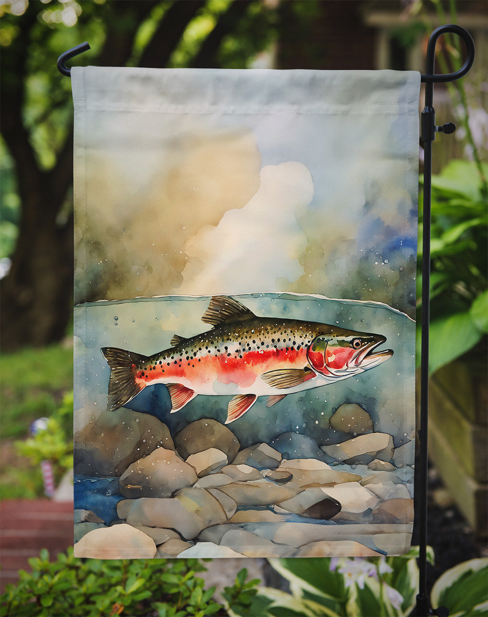 Trout Garden Flag