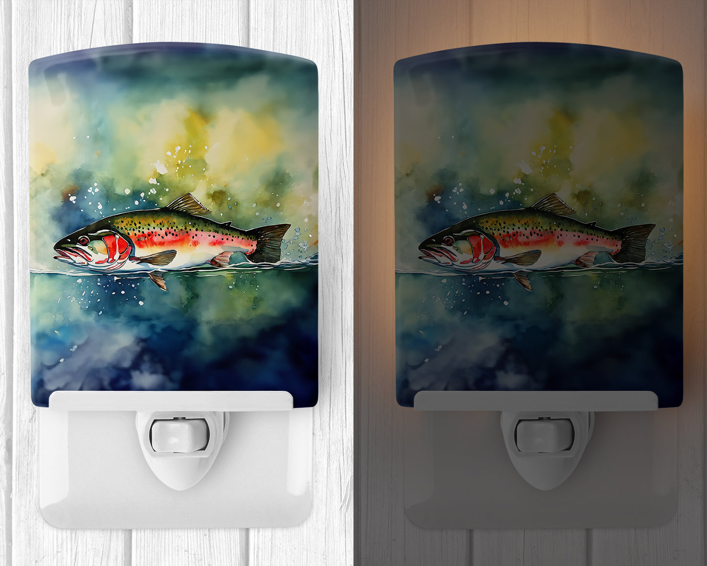 Trout Ceramic Night Light