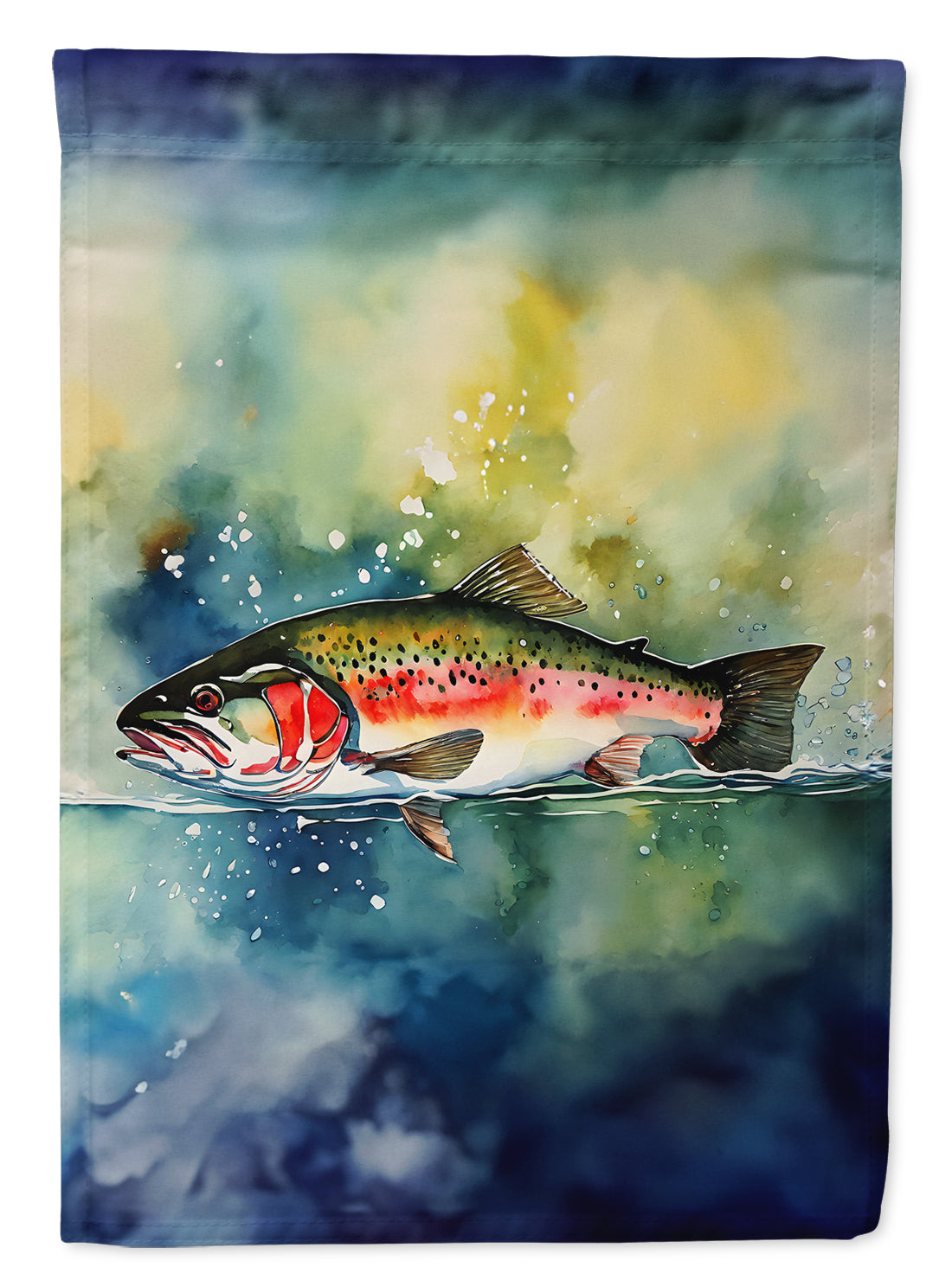 Buy this Trout Garden Flag