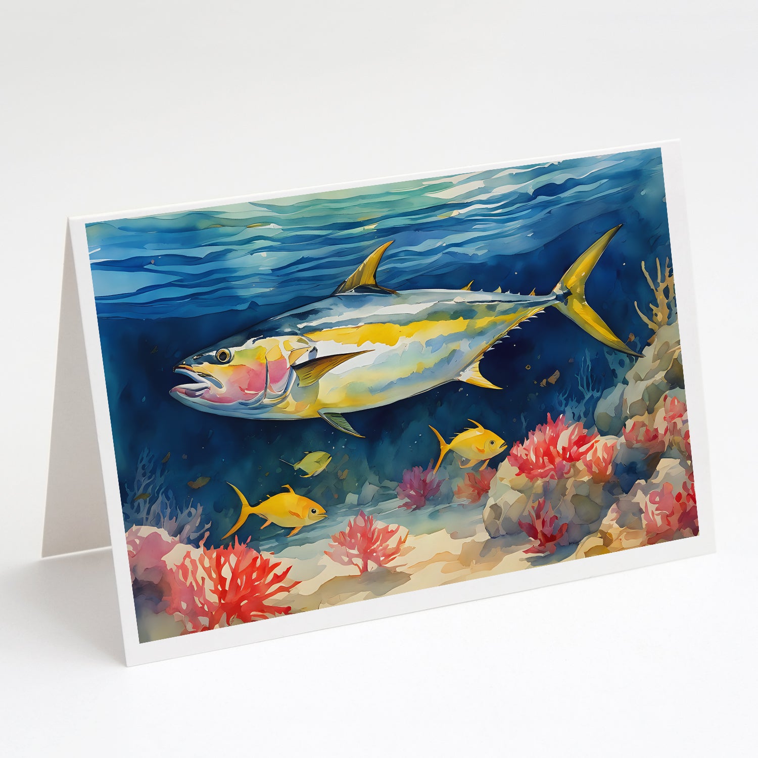 Buy this Yellowfin Tuna Greeting Cards Pack of 8