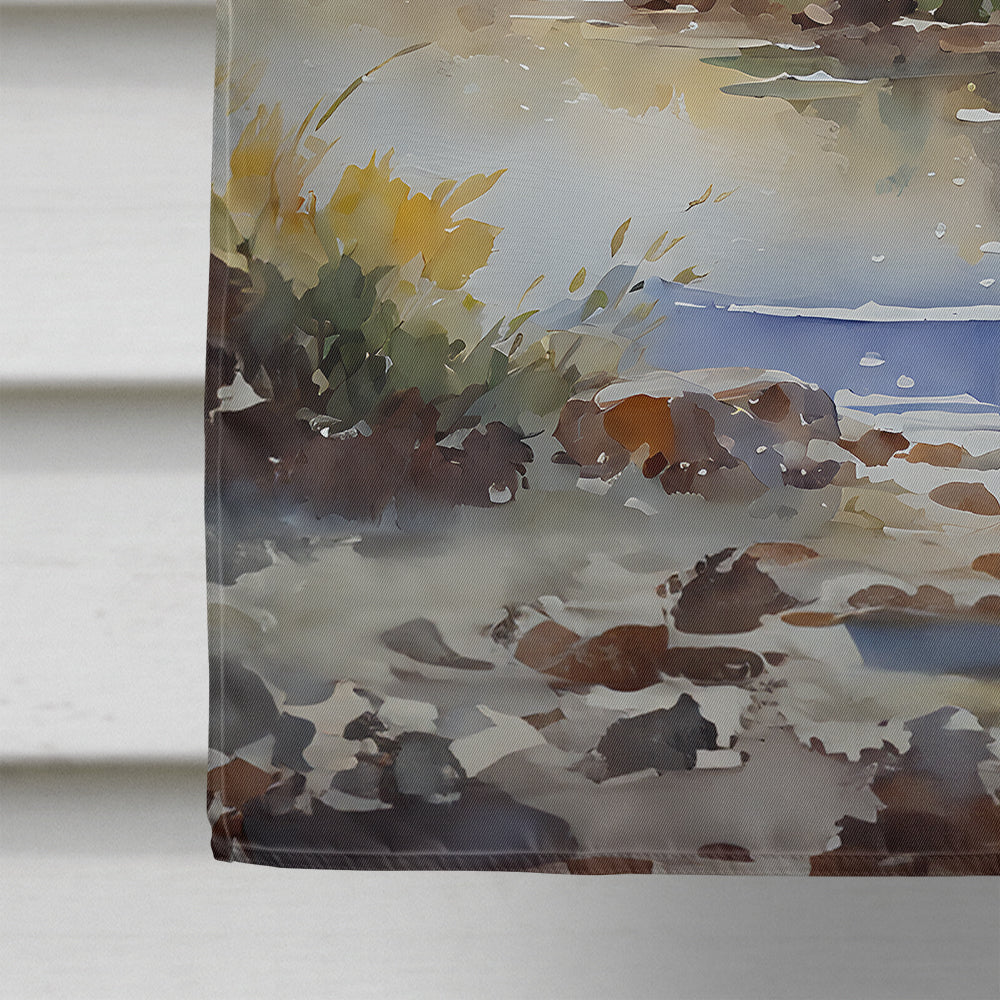 Blue Heron House Flag