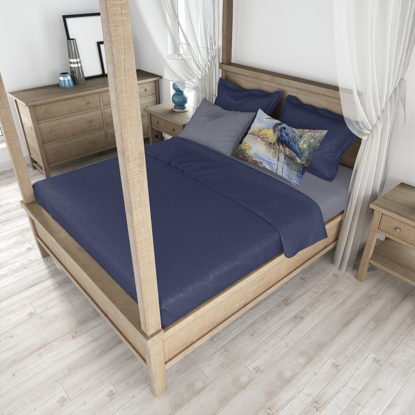 Blue Heron Standard Pillowcase