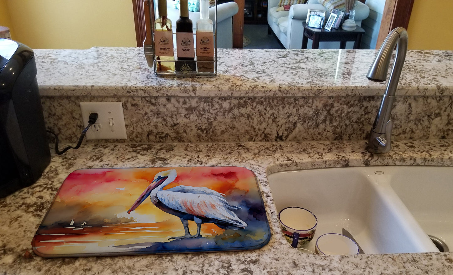 Pelican Dish Drying Mat