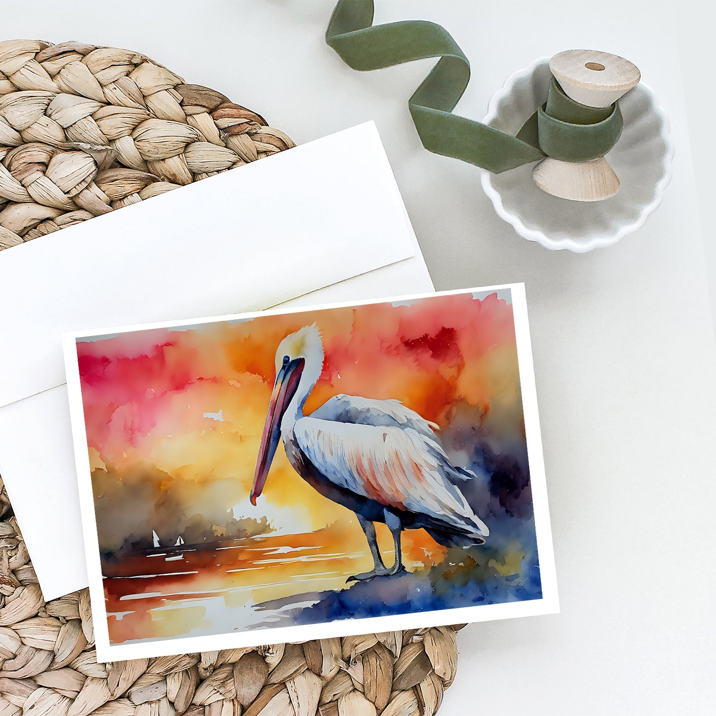 Pelican Greeting Cards Pack of 8