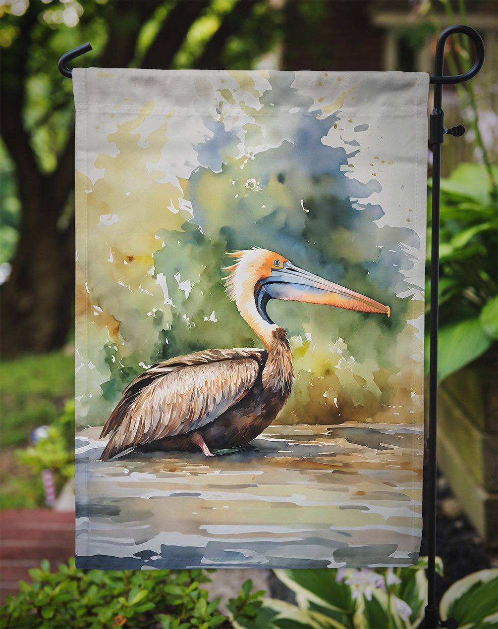 Pelican Garden Flag