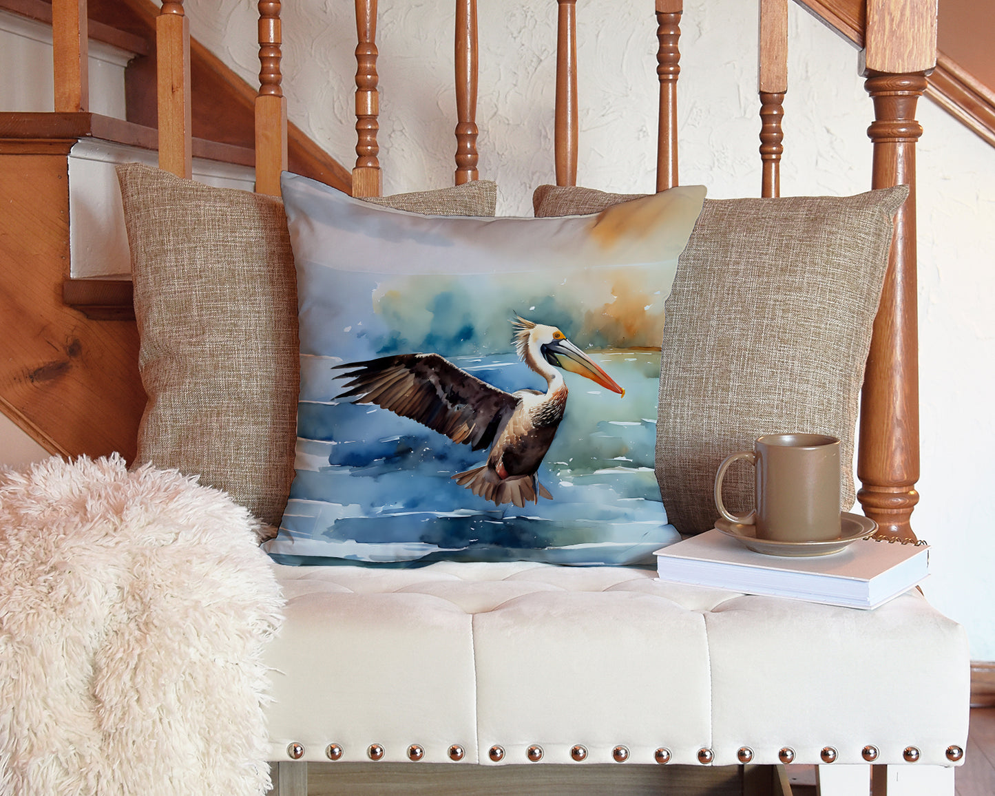 Pelican Throw Pillow