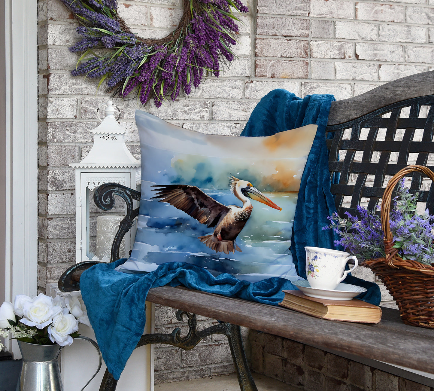Pelican Throw Pillow