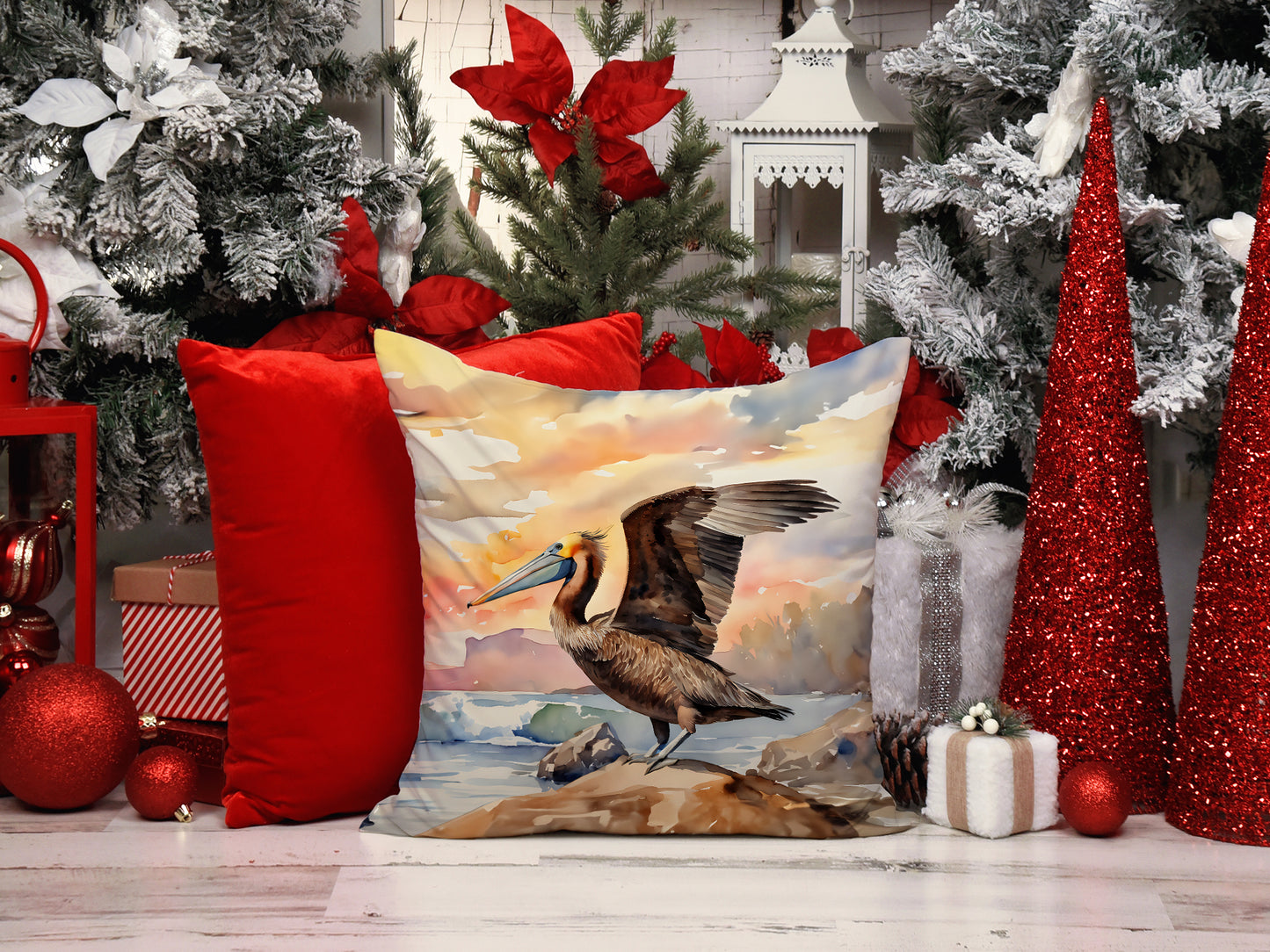 Pelican Throw Pillow