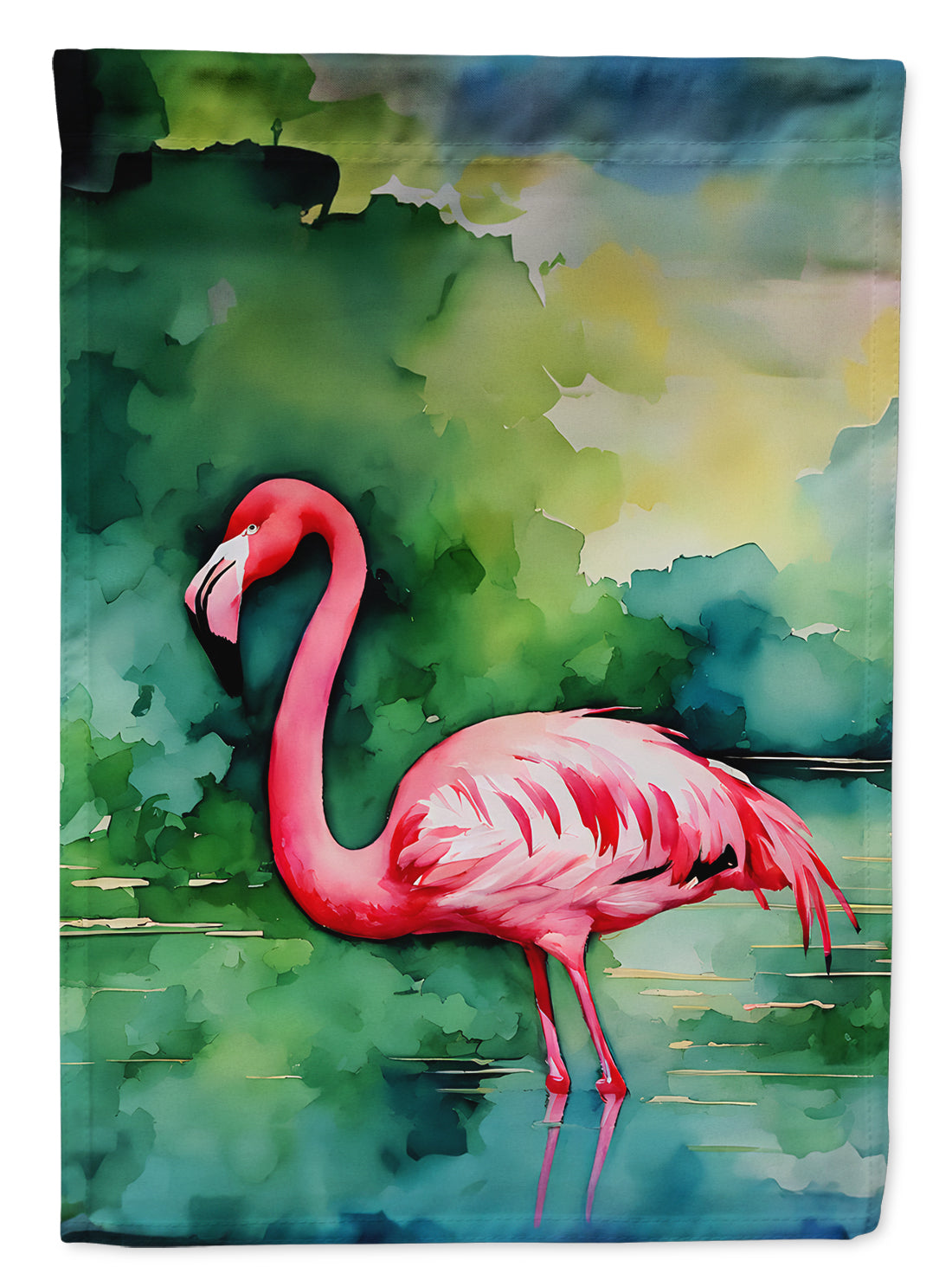 Buy this Flamingo Garden Flag