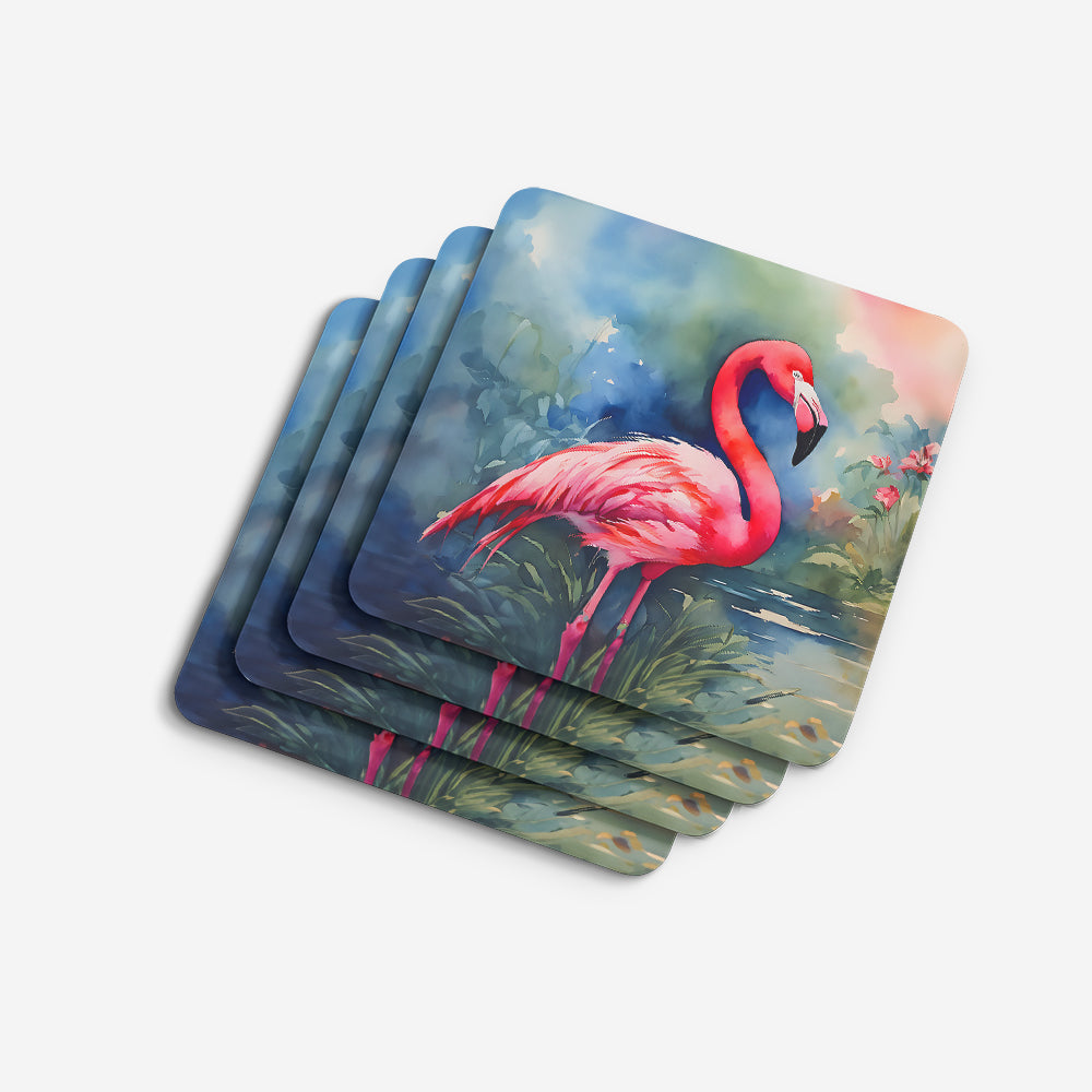 Flamingo Foam Coasters