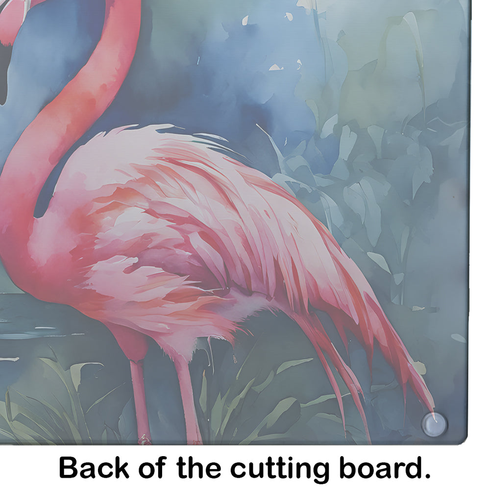 Flamingo Glass Cutting Board