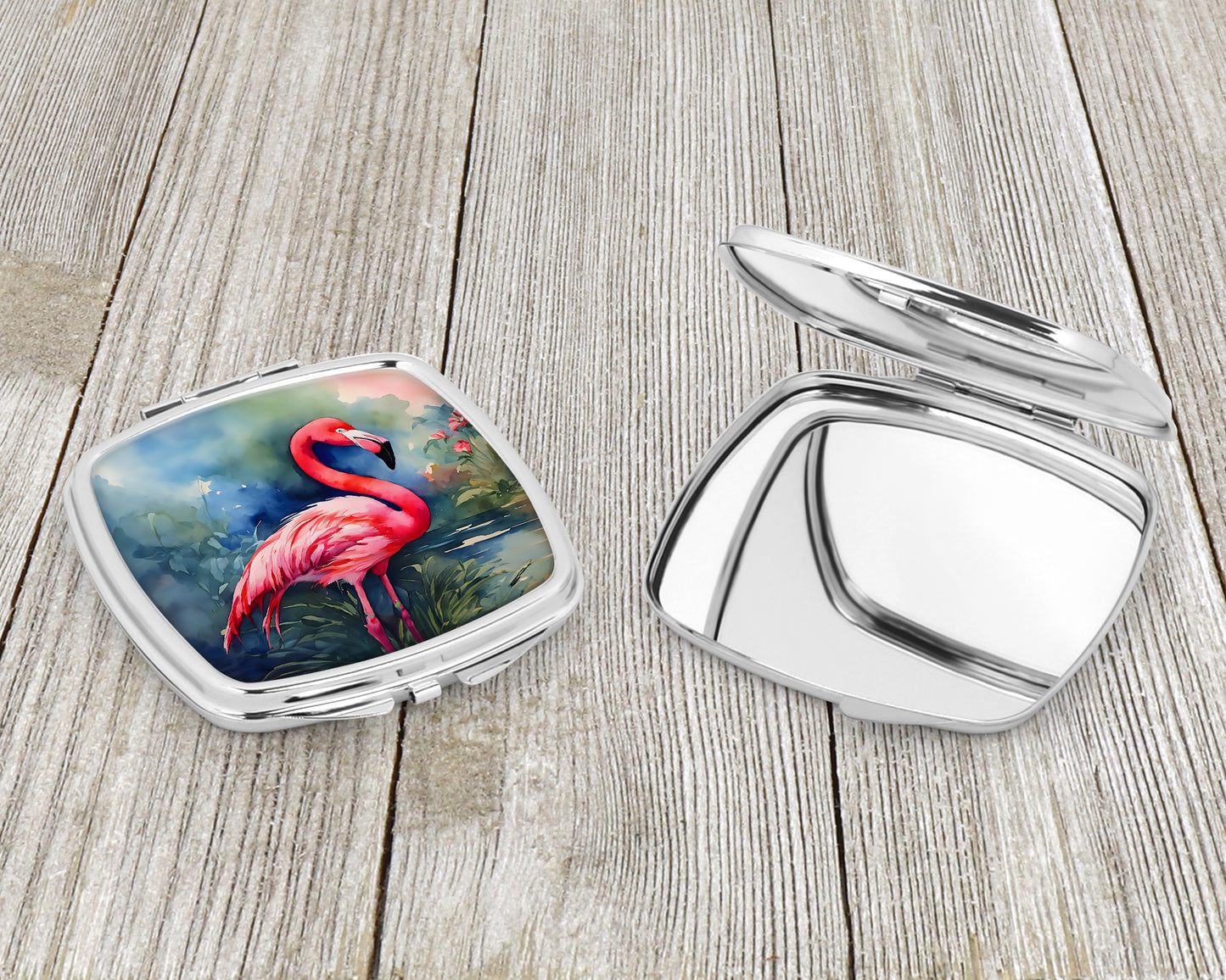 Flamingo Compact Mirror