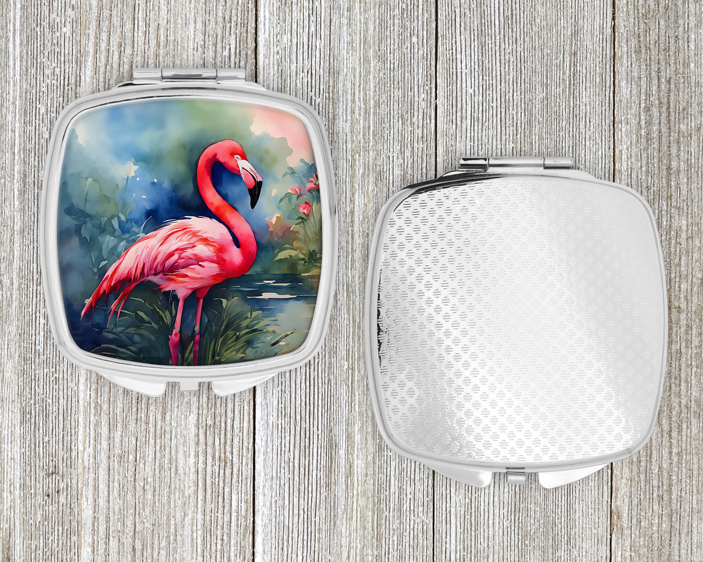 Flamingo Compact Mirror