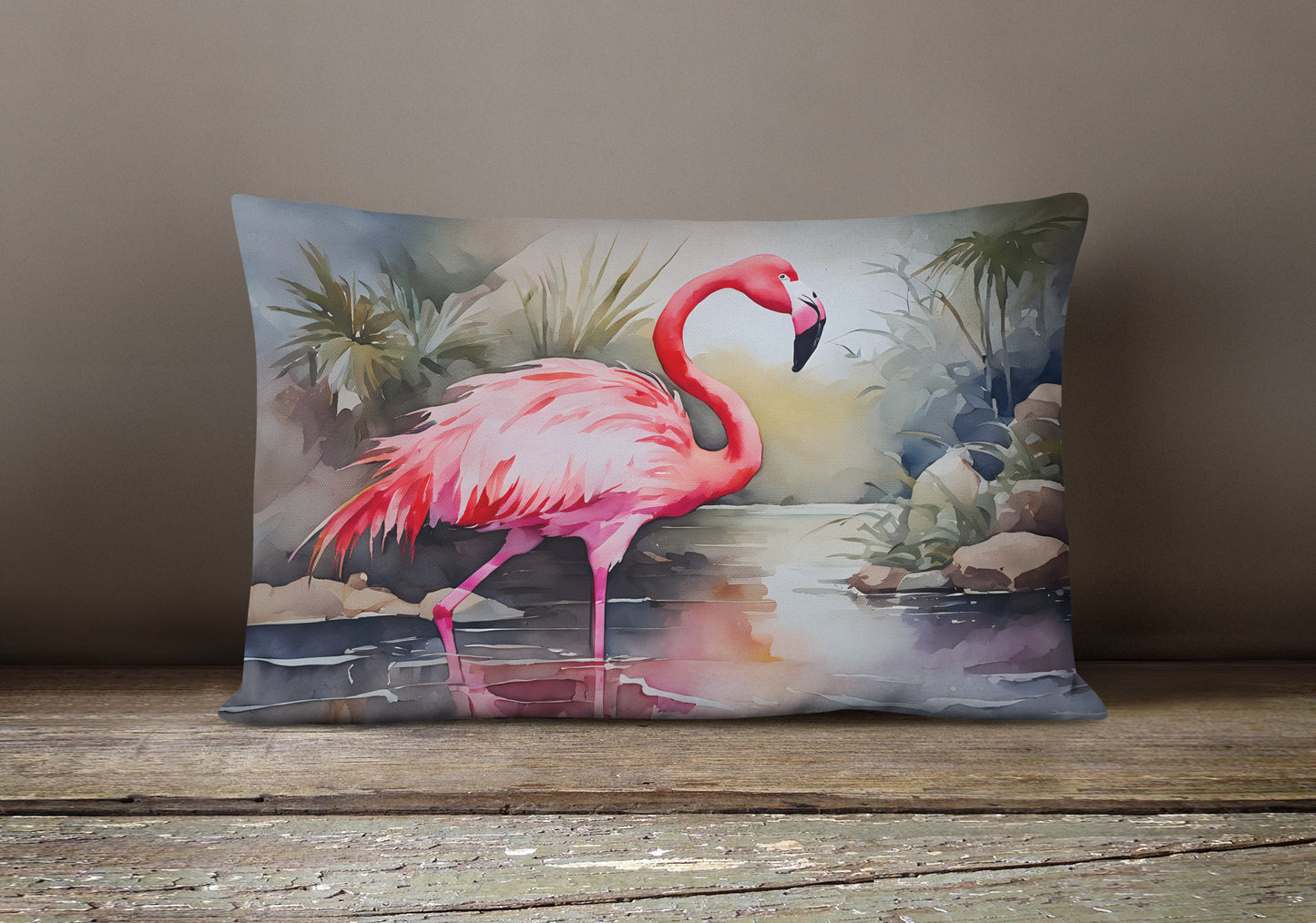 Flamingo Throw Pillow