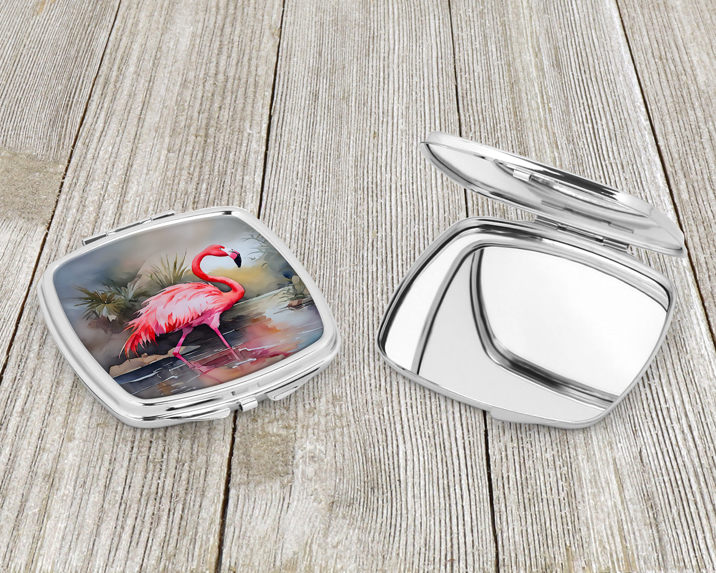 Flamingo Compact Mirror