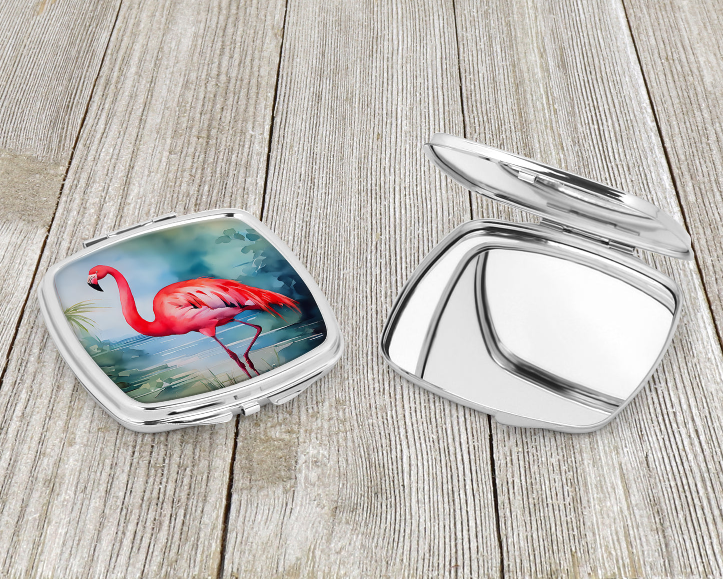 Flamingo Compact Mirror