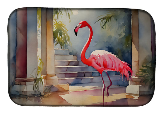 Buy this Flamingo Dish Drying Mat