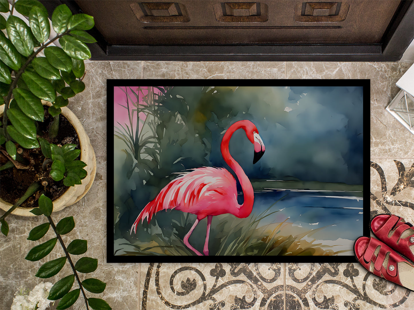 Flamingo Doormat