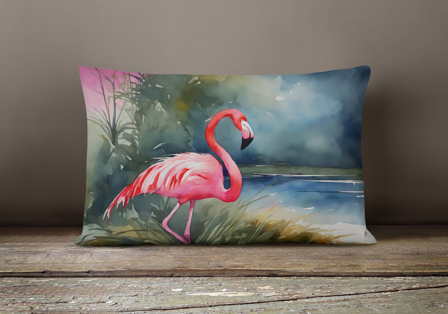 Flamingo Throw Pillow