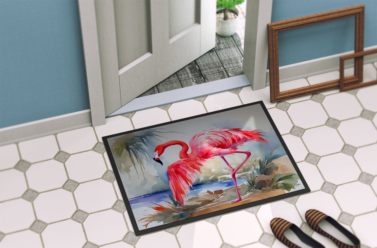 Flamingo Doormat