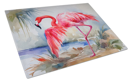 Buy this Flamingo Glass Cutting Board