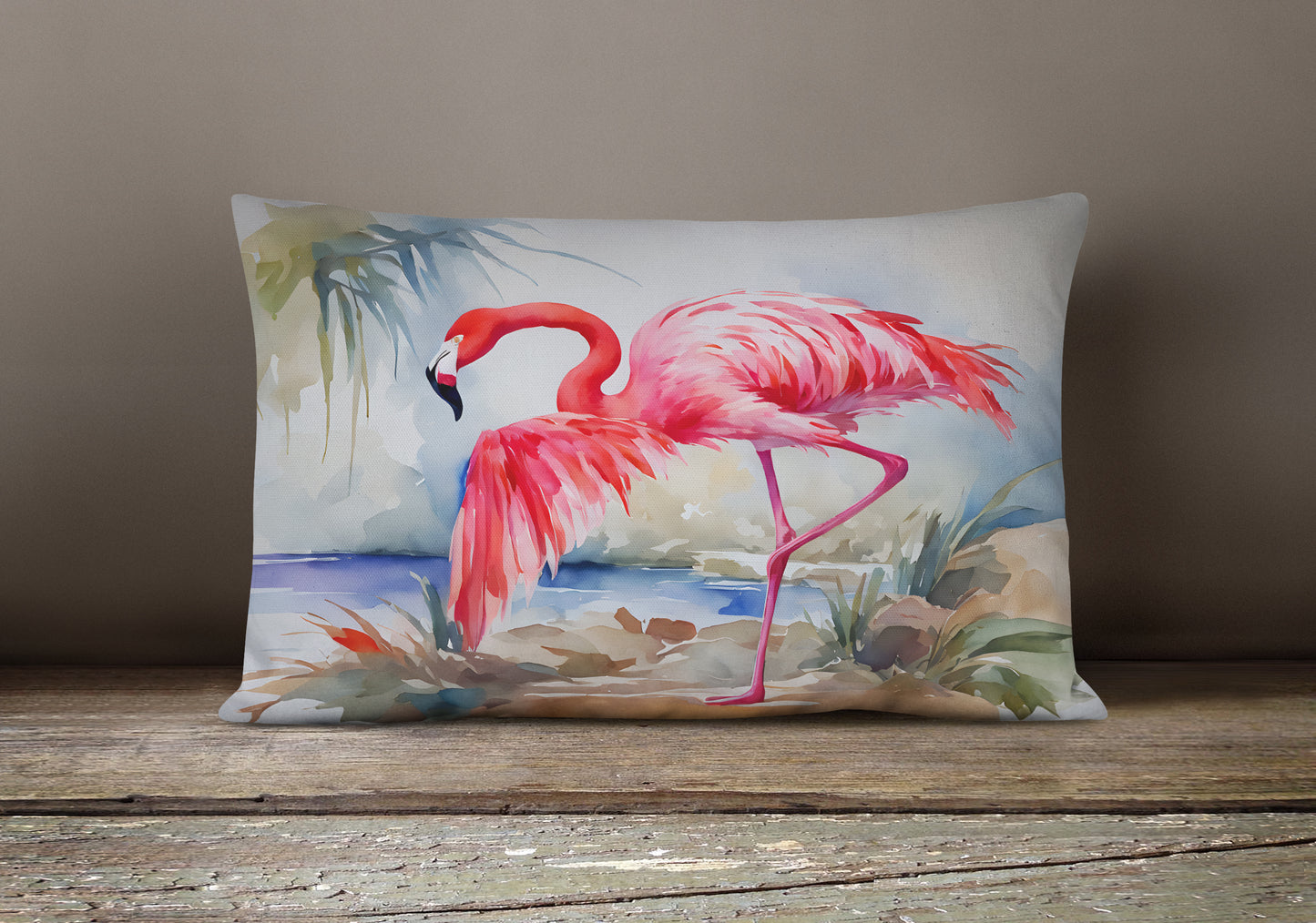 Flamingo Throw Pillow