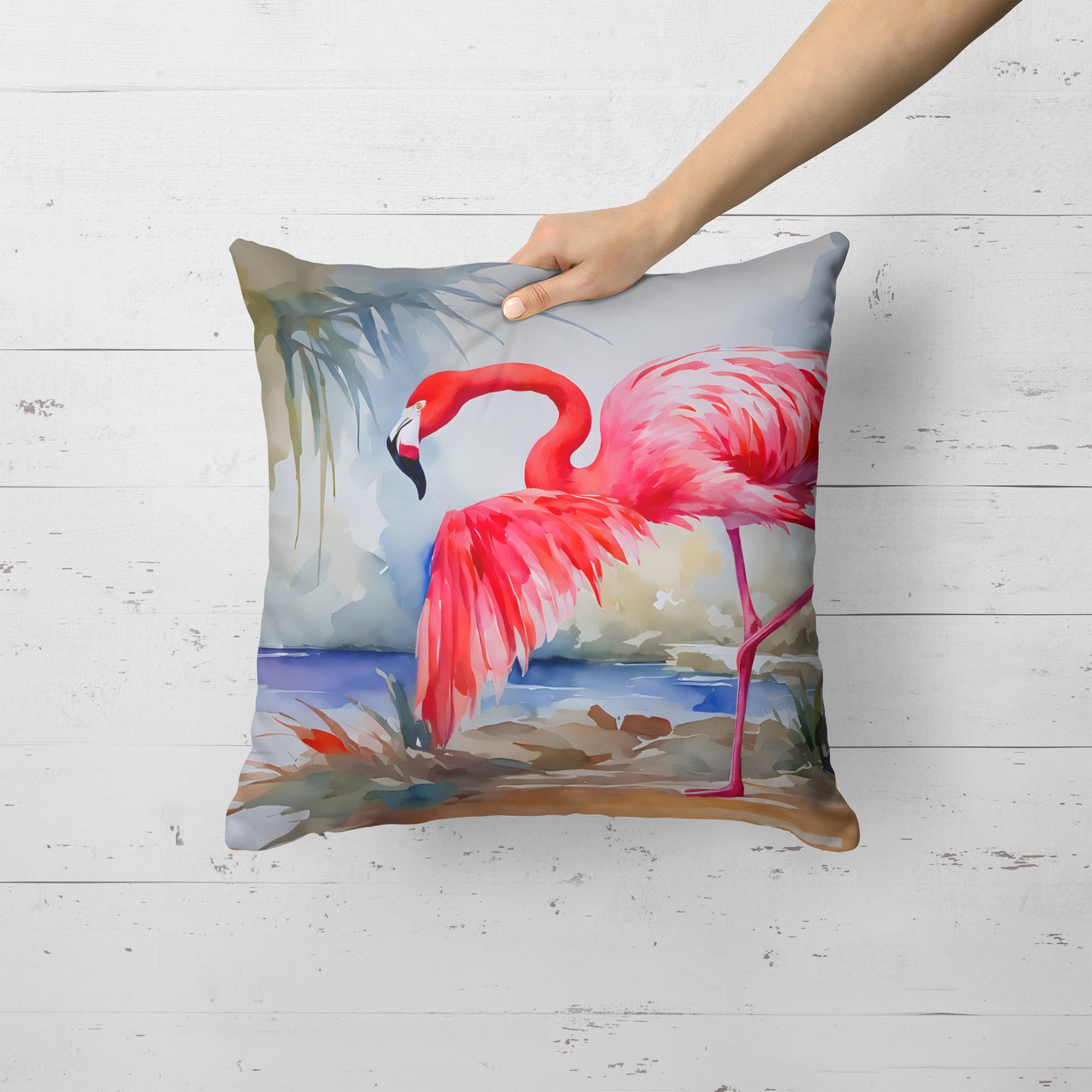 Flamingo Throw Pillow