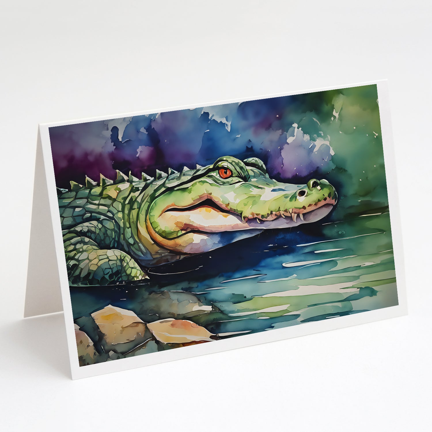 Buy this Alligator Greeting Cards Pack of 8