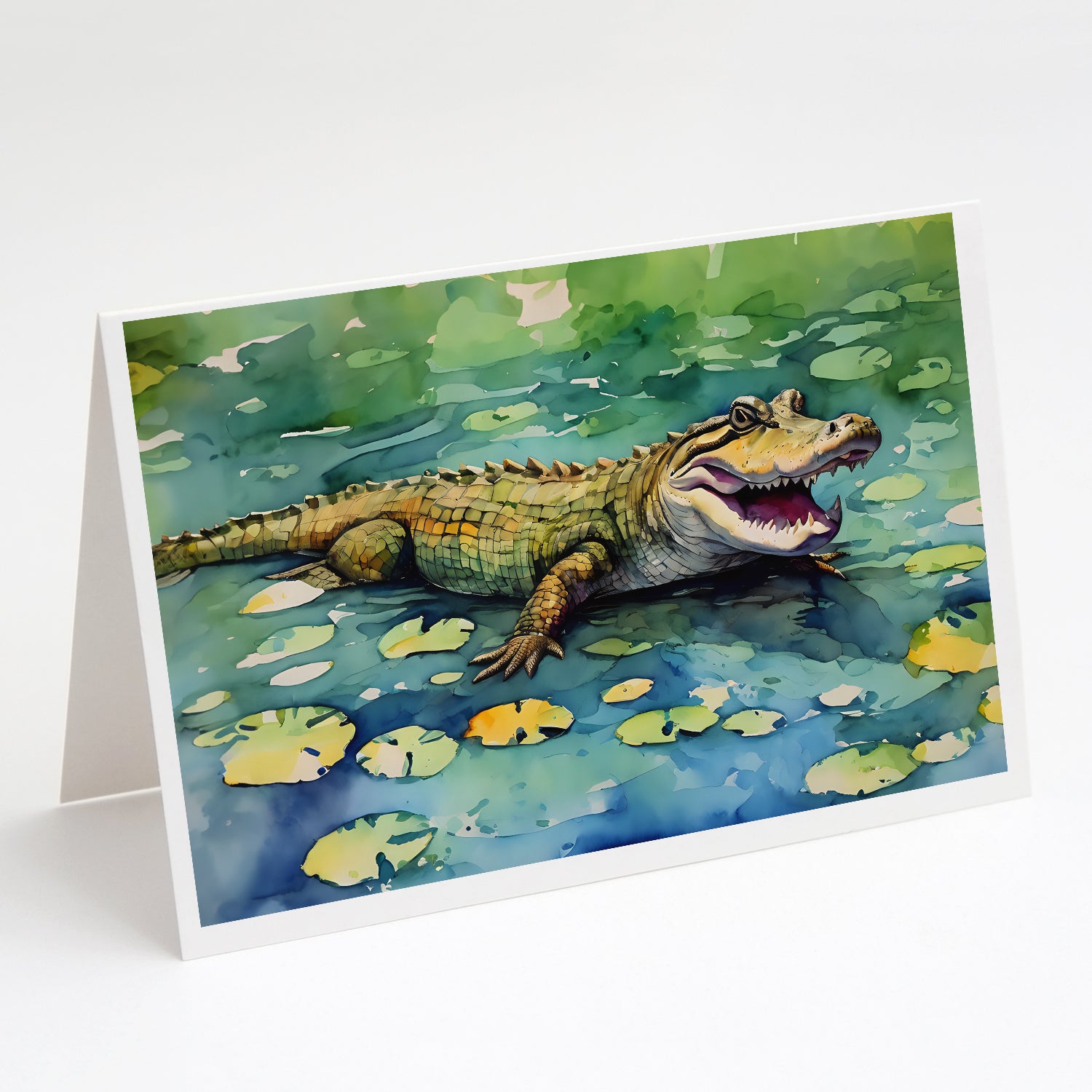 Buy this Alligator Greeting Cards Pack of 8