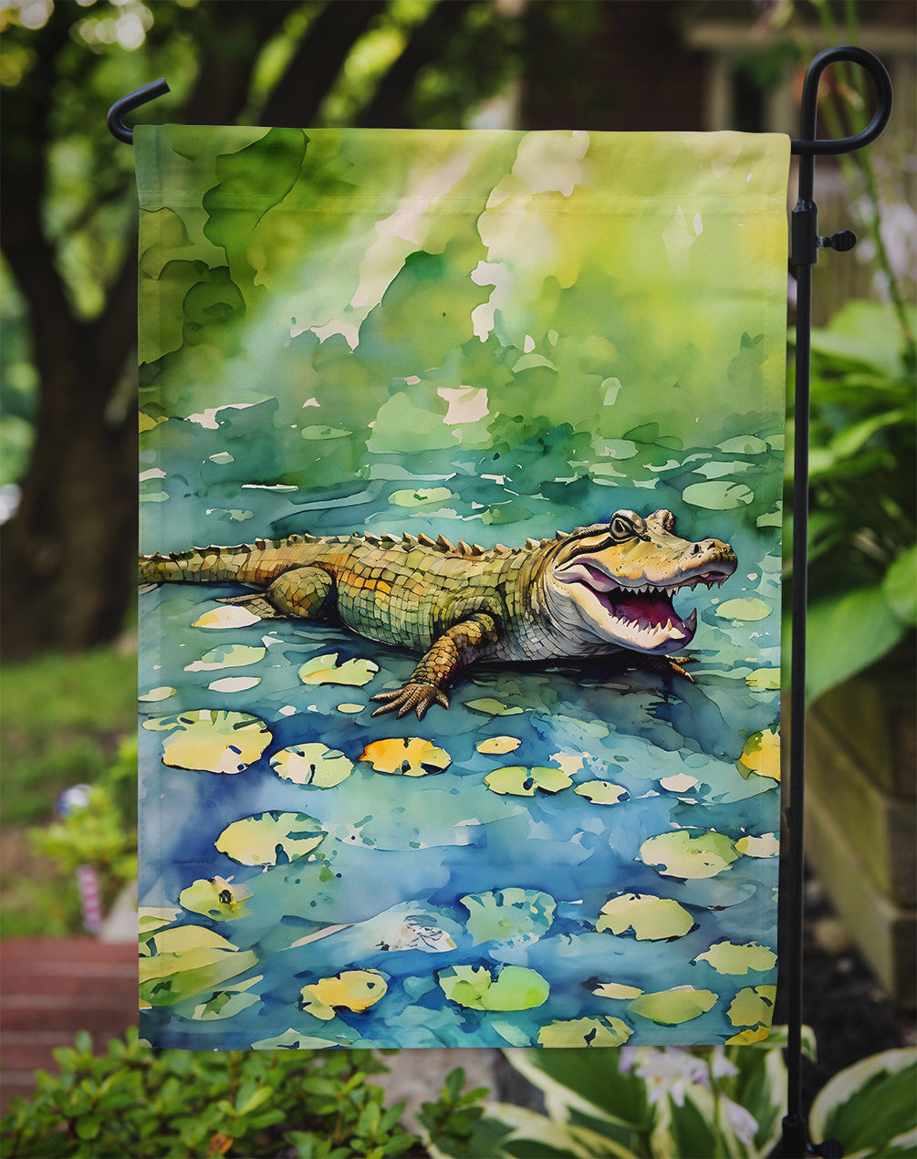 Alligator Garden Flag