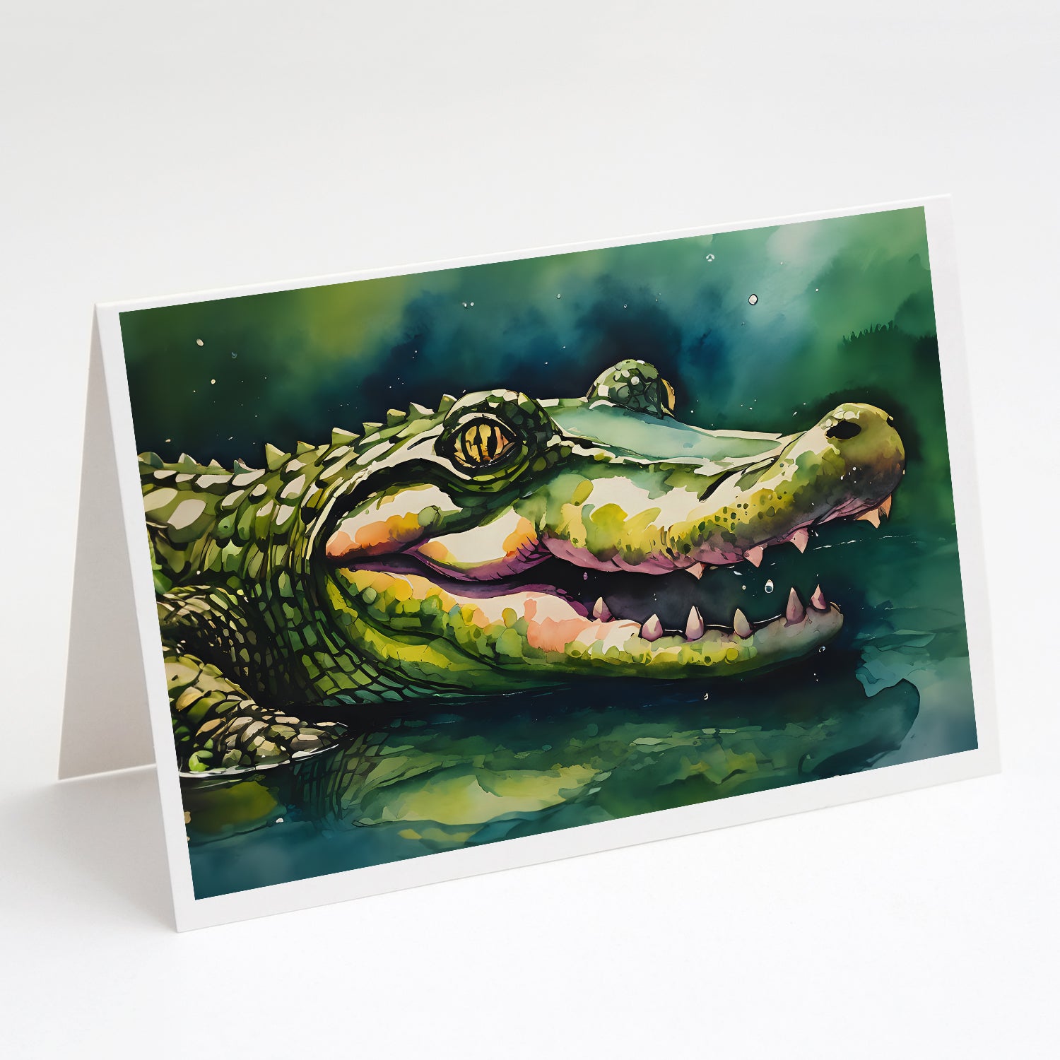 Buy this Alligator Greeting Cards Pack of 8